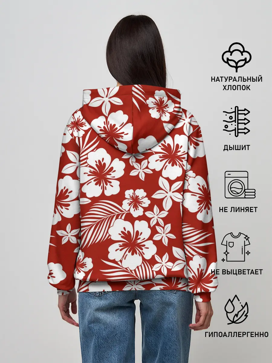 Женское худи / ALOHA HAWAII | АЛОХА ГАВАЙИ