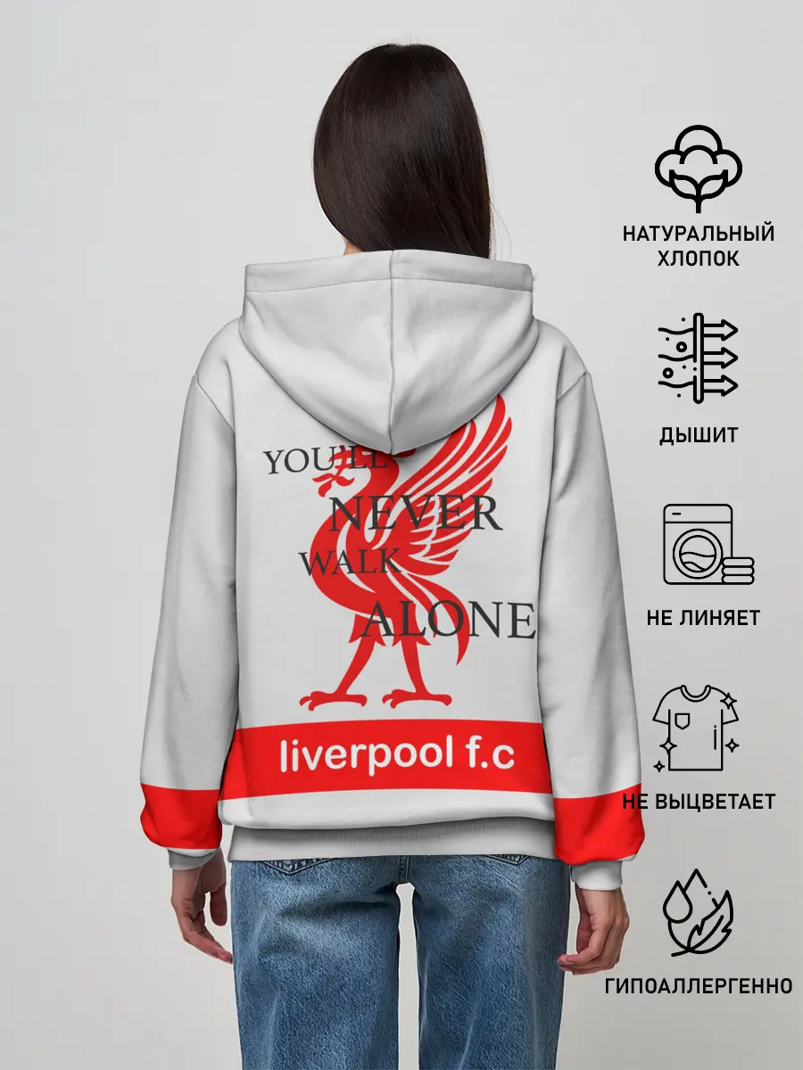 Женское худи / Вирджил ван Дейк YNWA