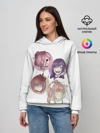 Женское худи / Doki Doki Literature Club