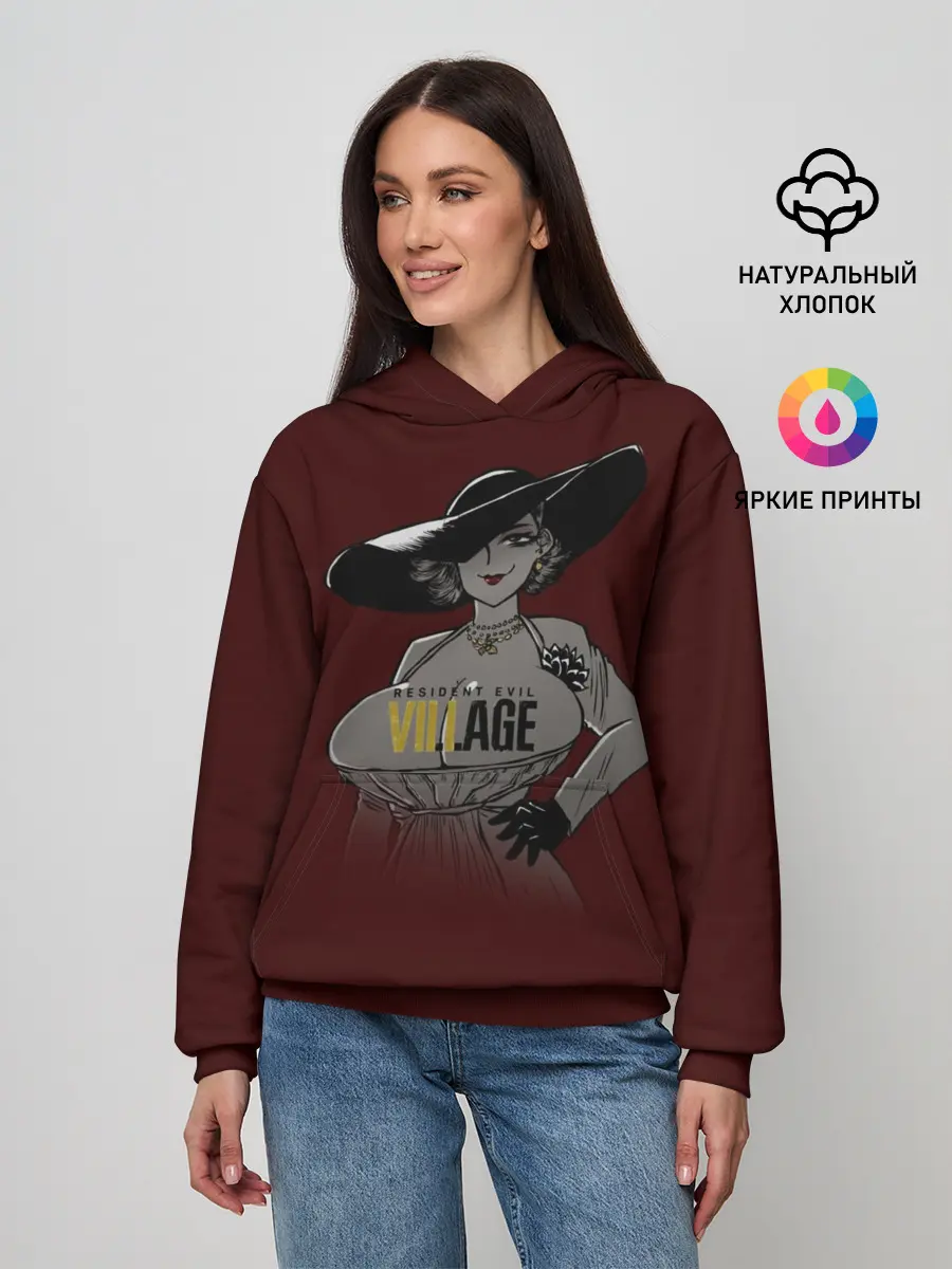 Женское худи / RE Village Леди Димитреску