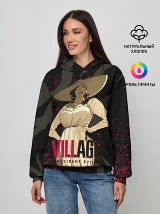 Женское худи / Resident Evil Village Blood