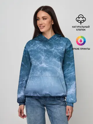 Женское худи / океан