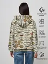Женское худи / рыбный паттерн