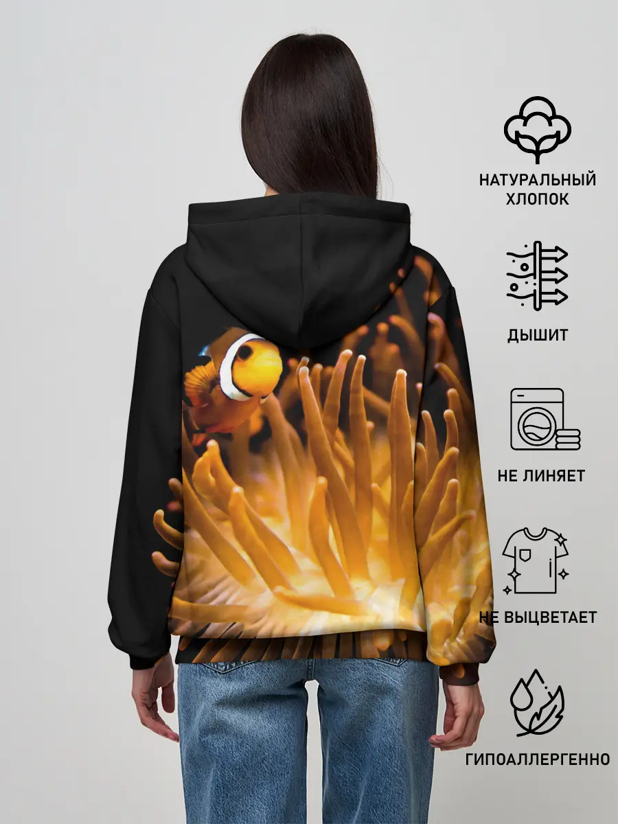 Женское худи / Клоуны в актинии