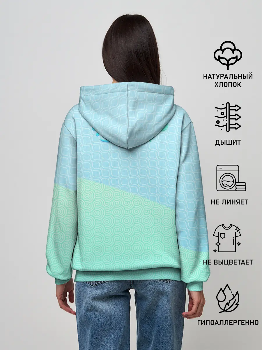 Женское худи / Tartaglia x Lumine