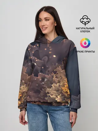 Женское худи / КосмиЧеский Цветок
