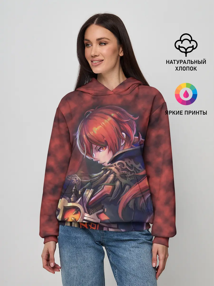 Женское худи / Diluc - Genshin Impact
