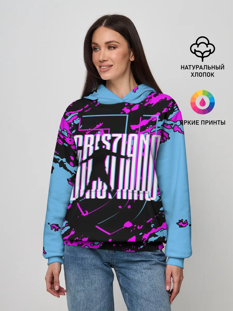 Женское худи / Криштиану Роналду