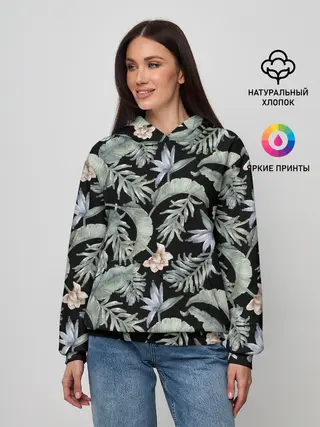 Женское худи / Summer leaves