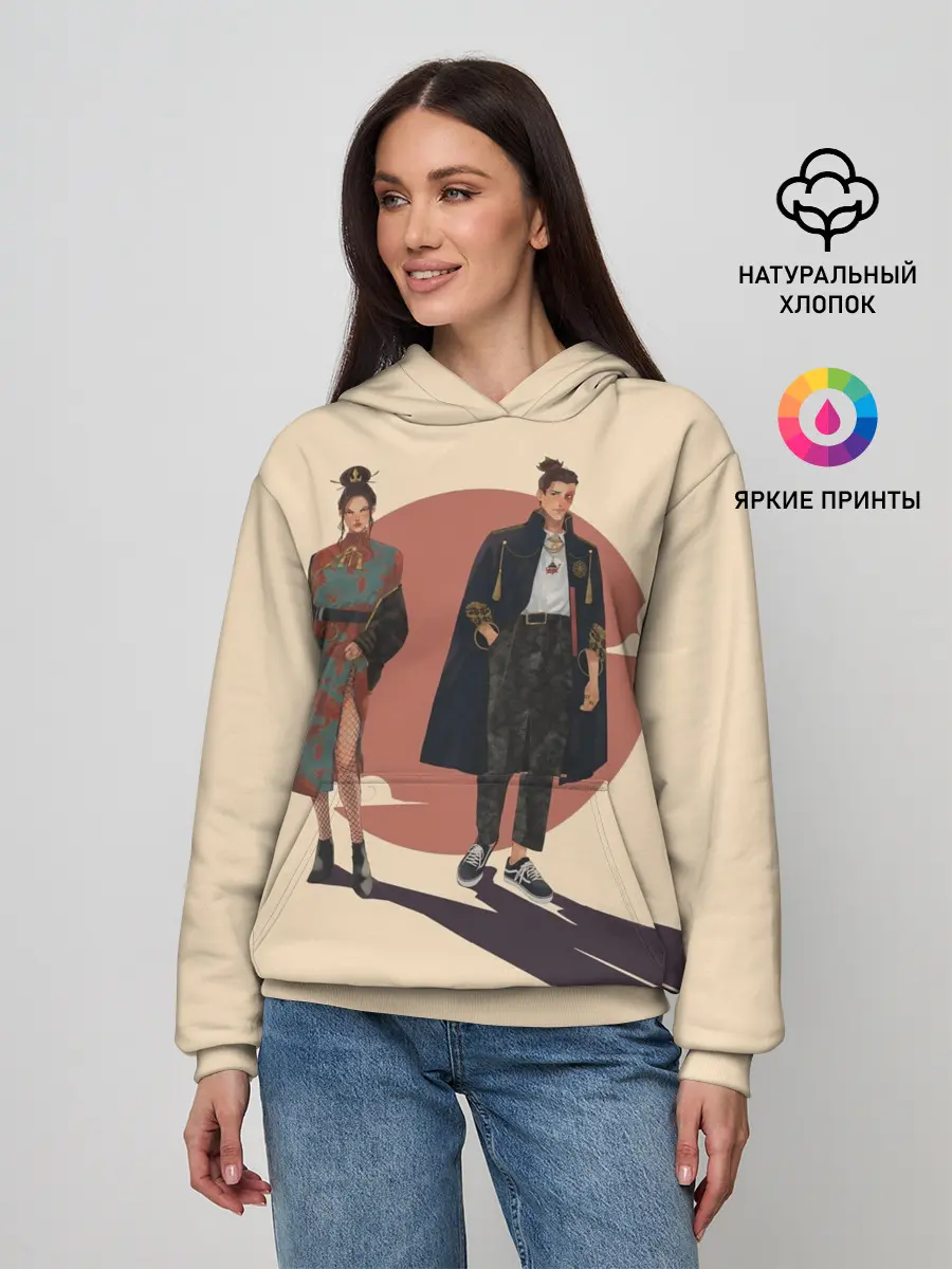 Женское худи / Катара и Сокка