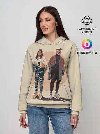 Женское худи / Катара и Сокка