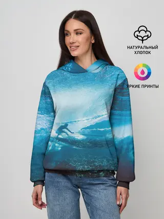 Женское худи / Под водой