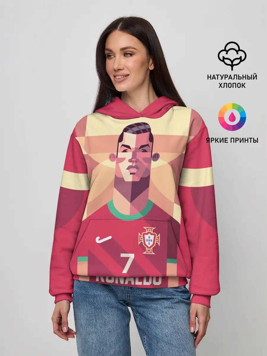 Женское худи / Криштиану Роналду