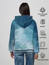 Женское худи / Дельфин в море