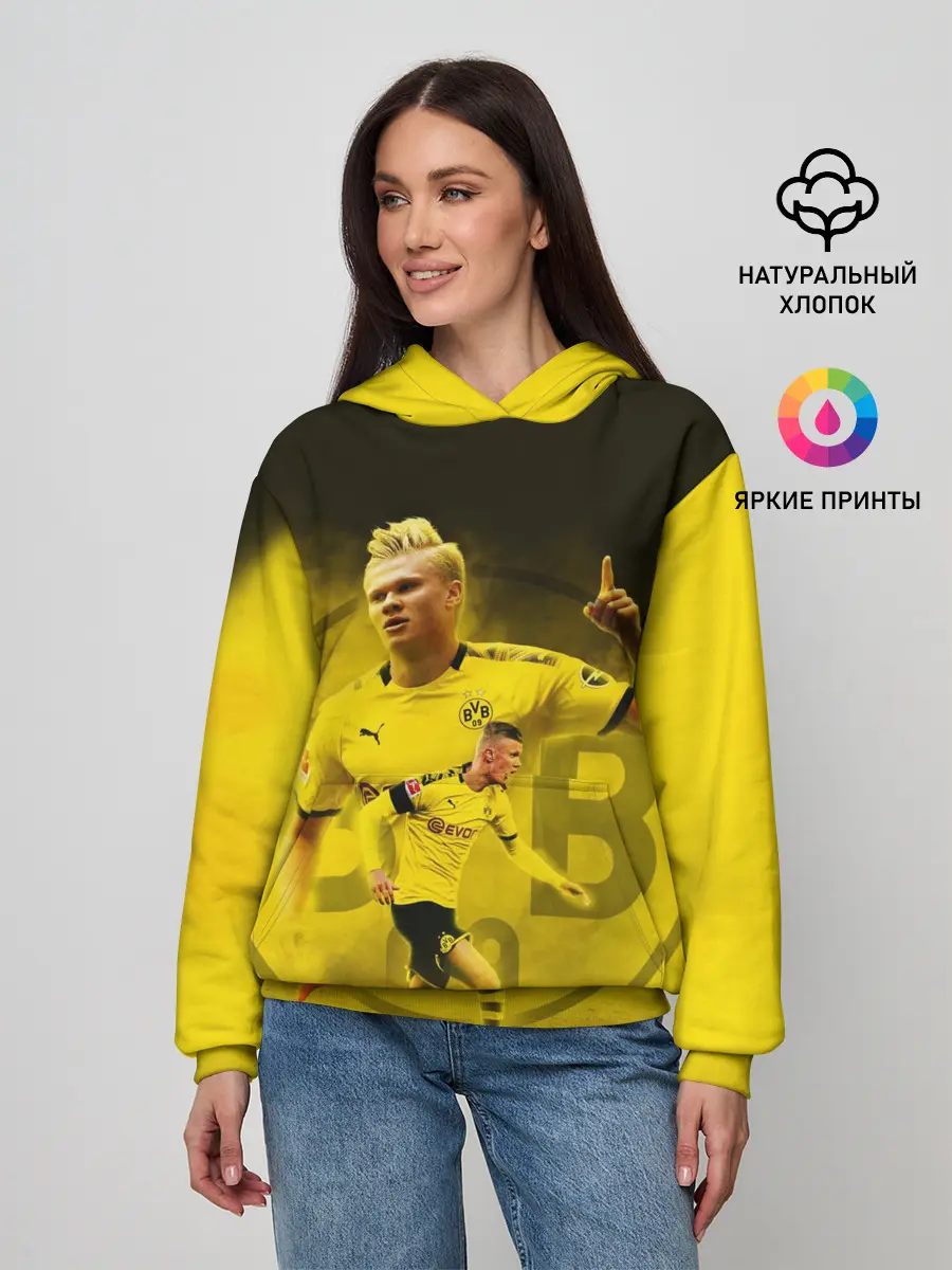 Женское худи / ЭРЛИНГ ХОЛАНД / ERLING HAALAND