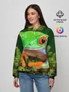 Женское худи / Тропическая лягушка