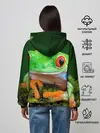 Женское худи / Тропическая лягушка
