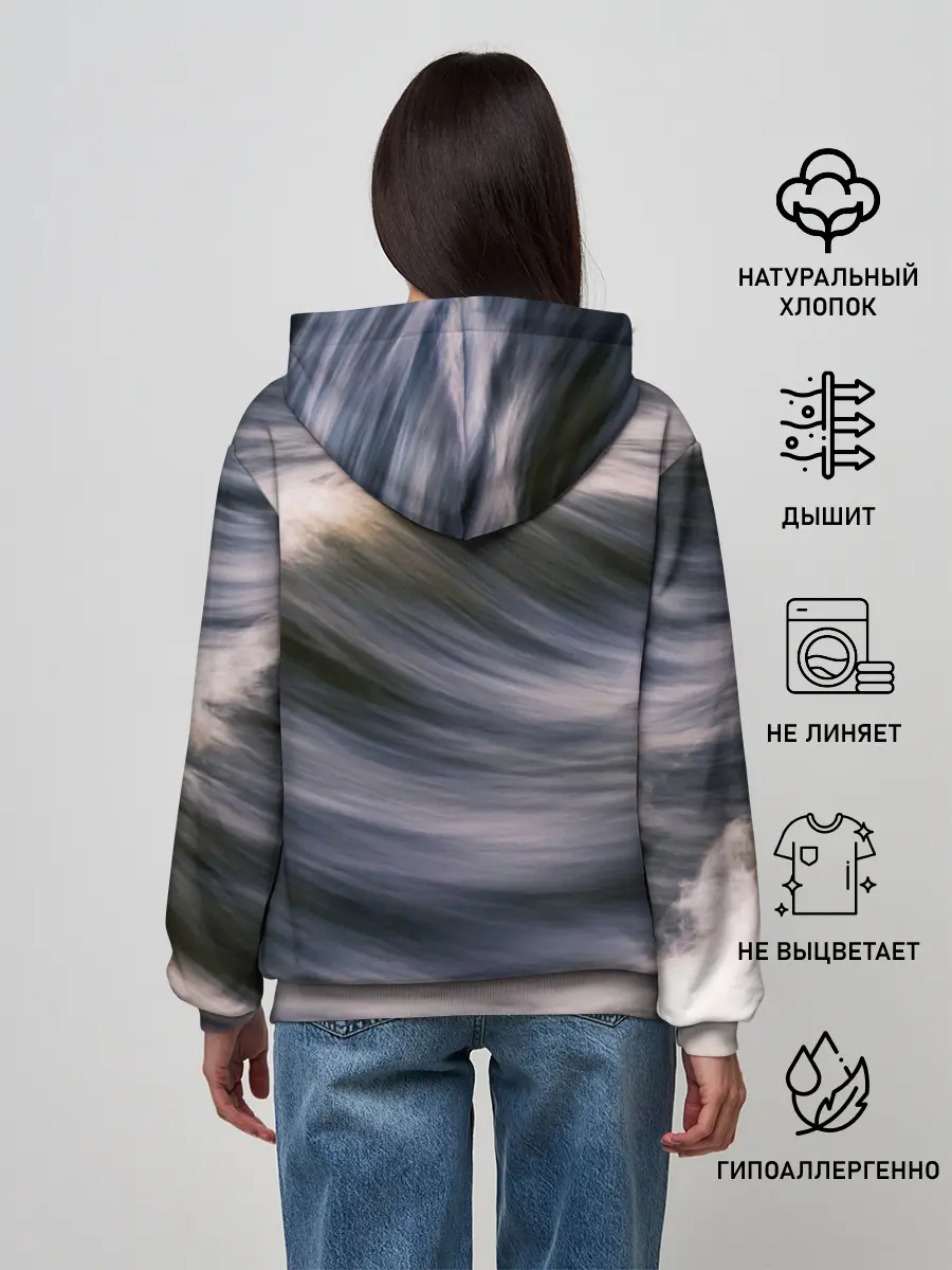 Женское худи / Море волнуется