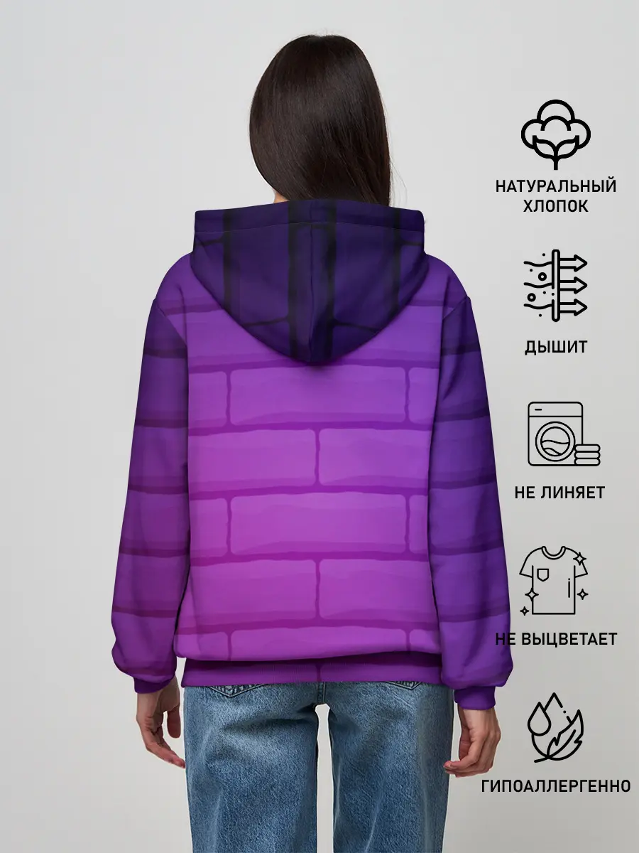 Женское худи / Судно неон