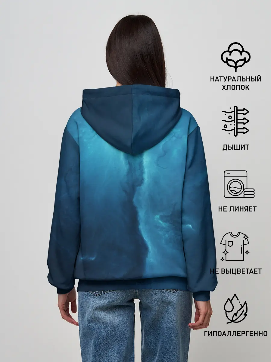 Женское худи / ЗВЕЗДНЫЙ КИТ | STAR WHALE