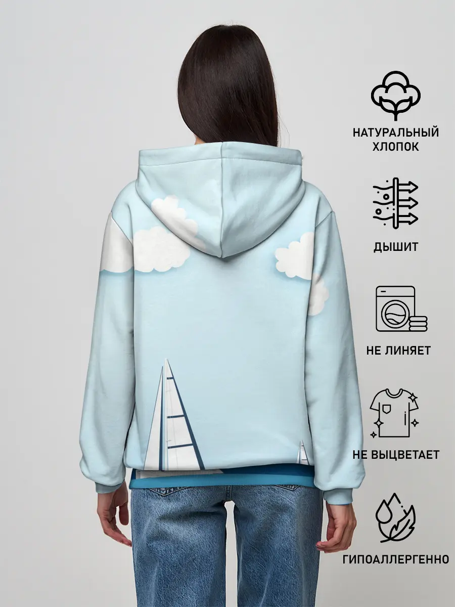 Женское худи / ПАРУСНИКИ | SUMMER