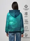 Женское худи / Дно морское