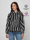 Женское худи / Zebra Camouflage