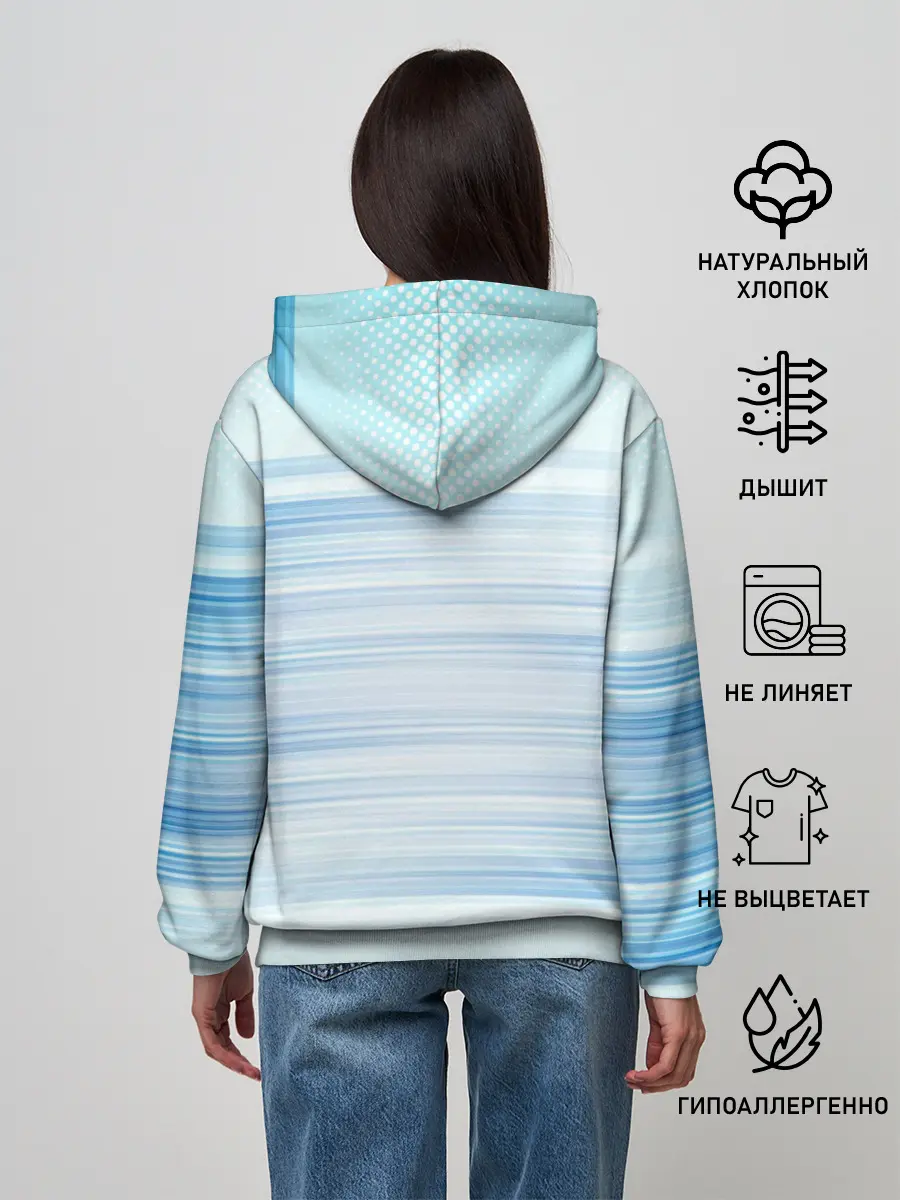 Женское худи / Акула