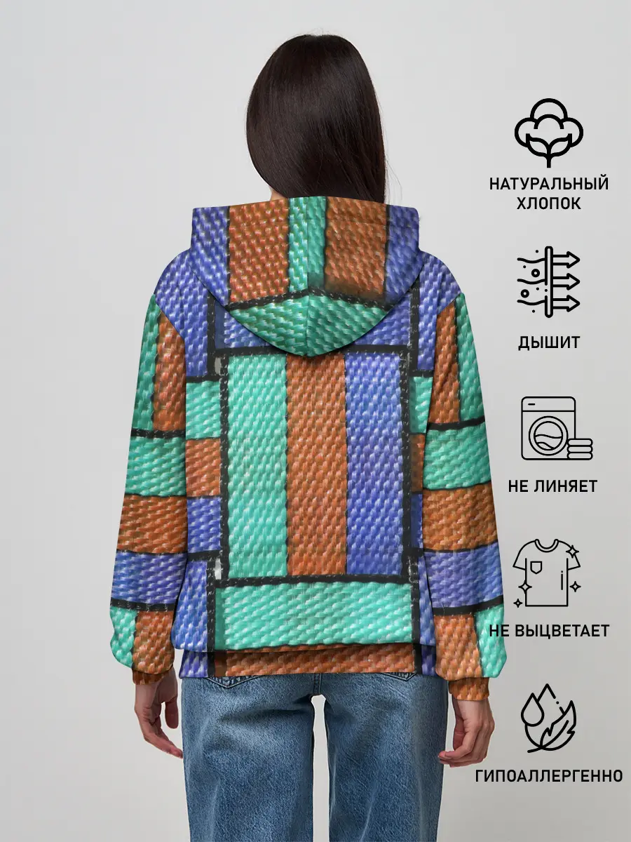 Женское худи / Stripes