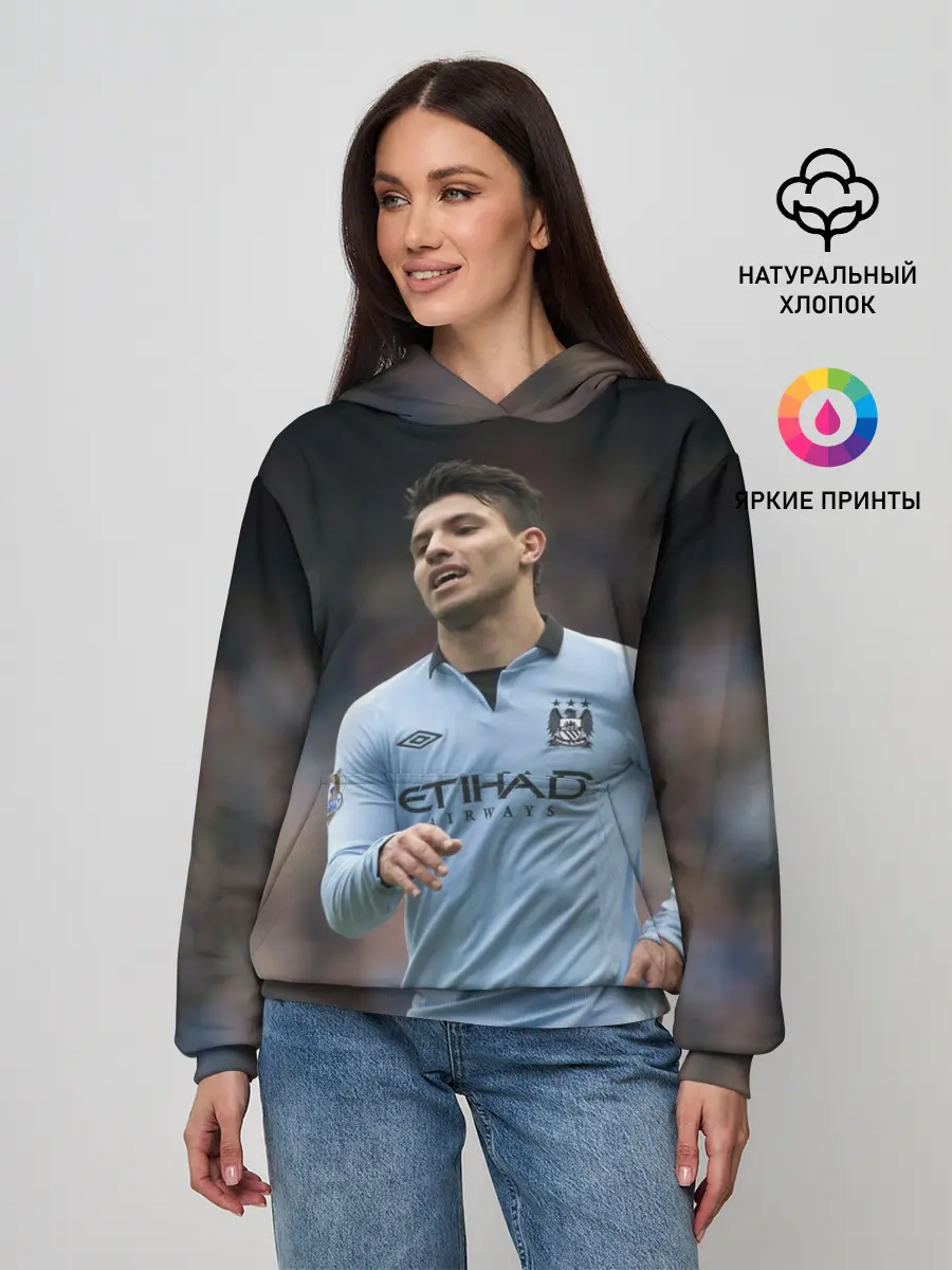 Женское худи / Серхио Агуэро