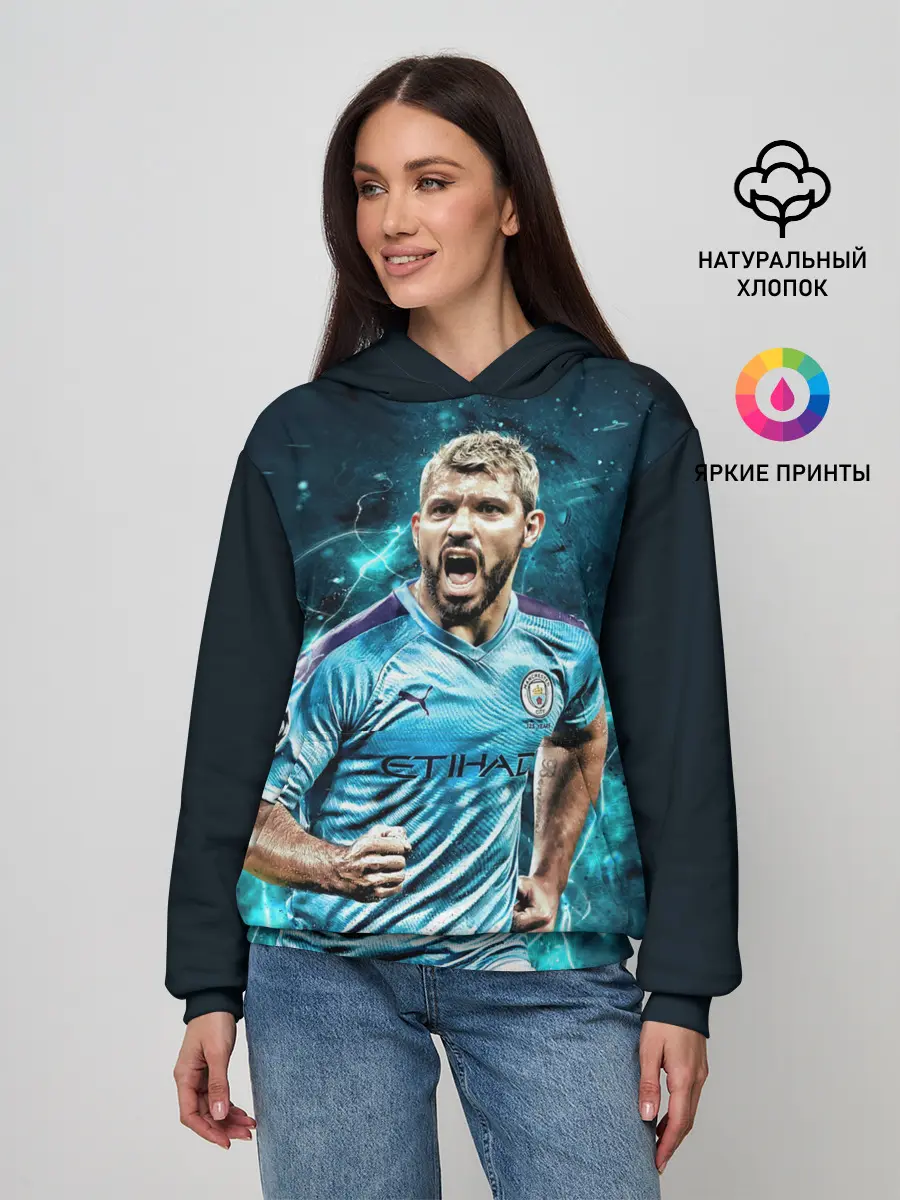 Женское худи / Серхио Агуэро