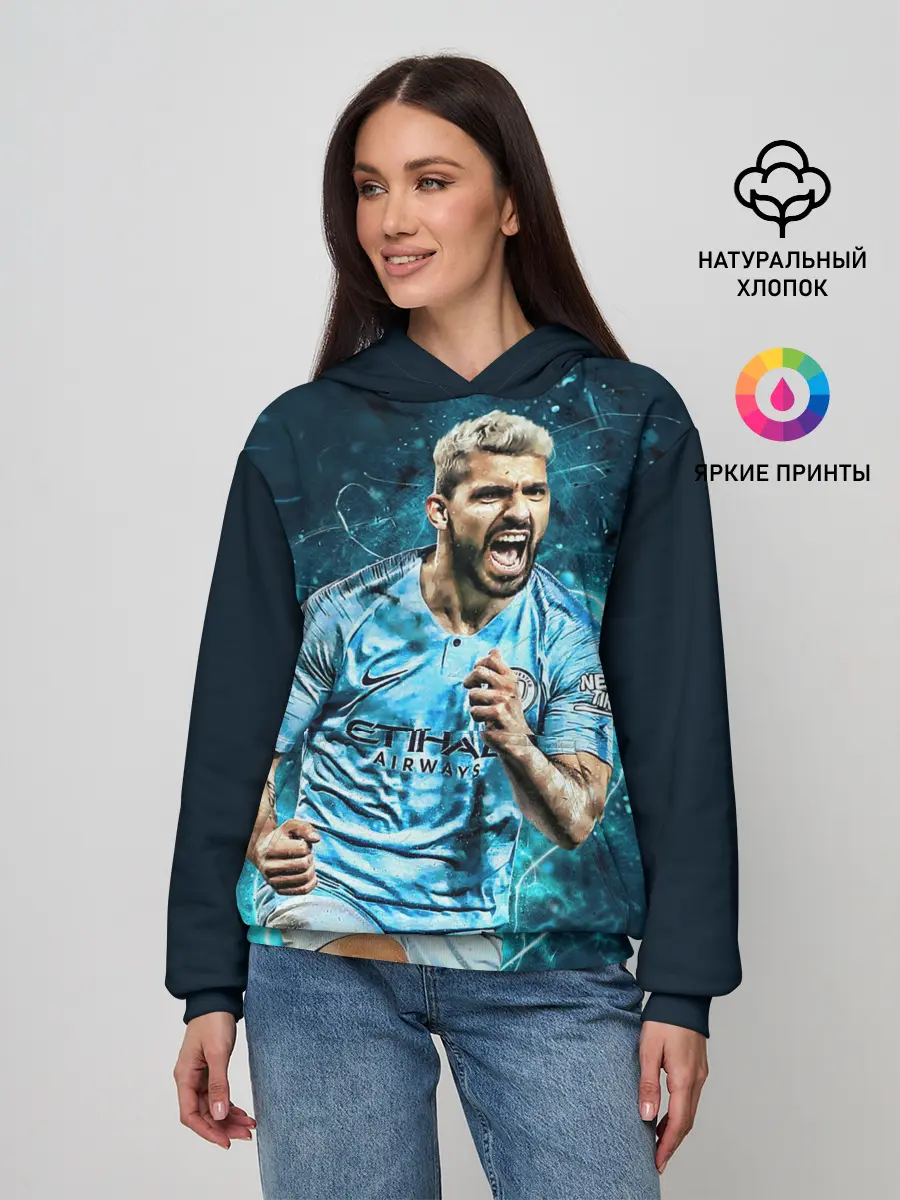 Женское худи / Серхио Агуэро