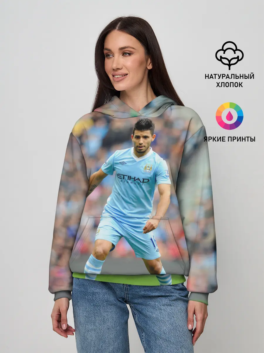 Женское худи / Серхио Агуэро