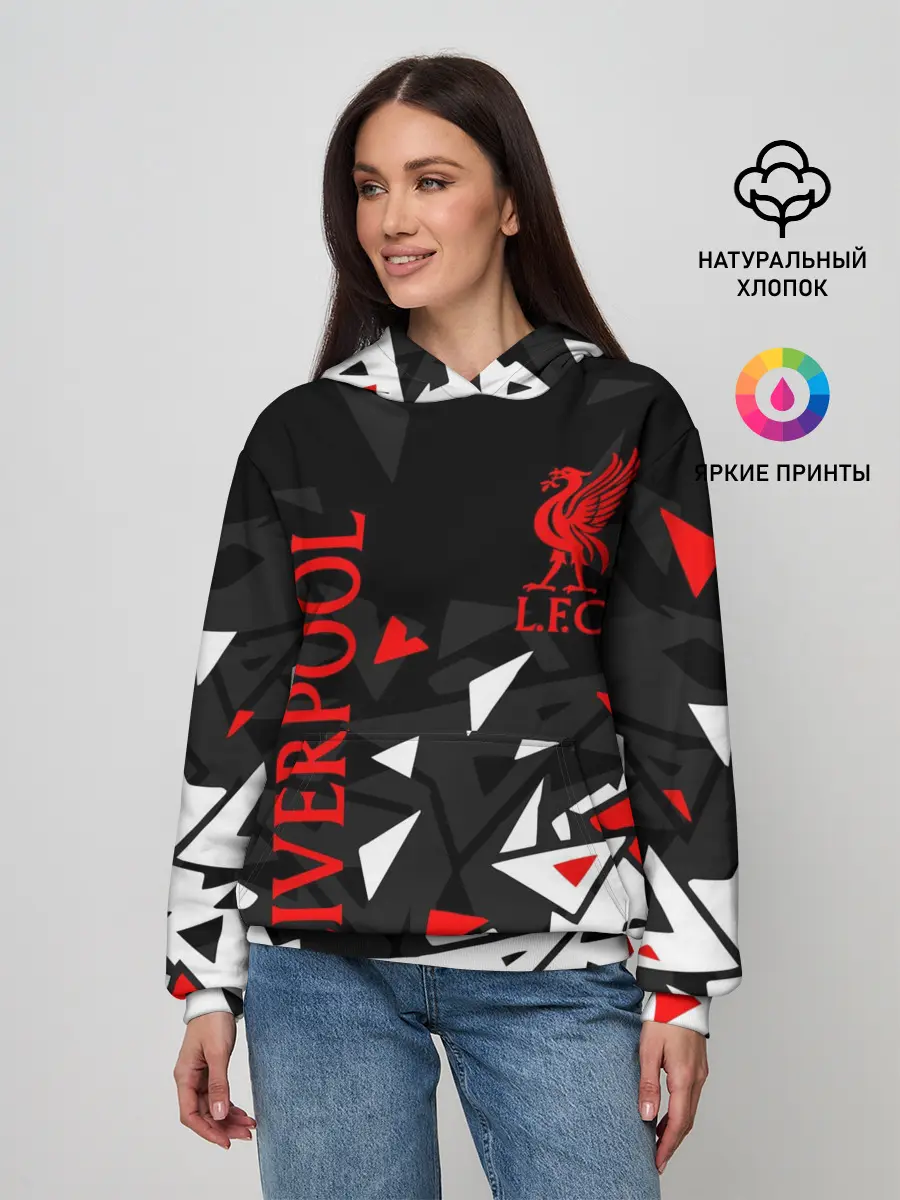 Женское худи / LIVERPOOL / ЛИВЕРПУЛЬ