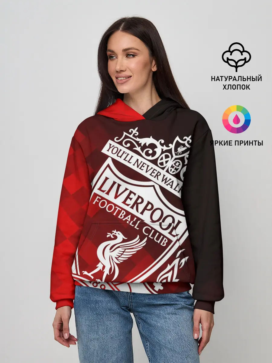 Женское худи / LIVERPOOL / ЛИВЕРПУЛЬ
