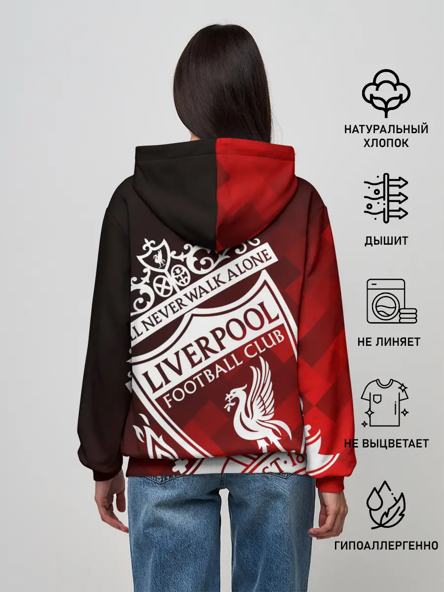 Женское худи / LIVERPOOL / ЛИВЕРПУЛЬ
