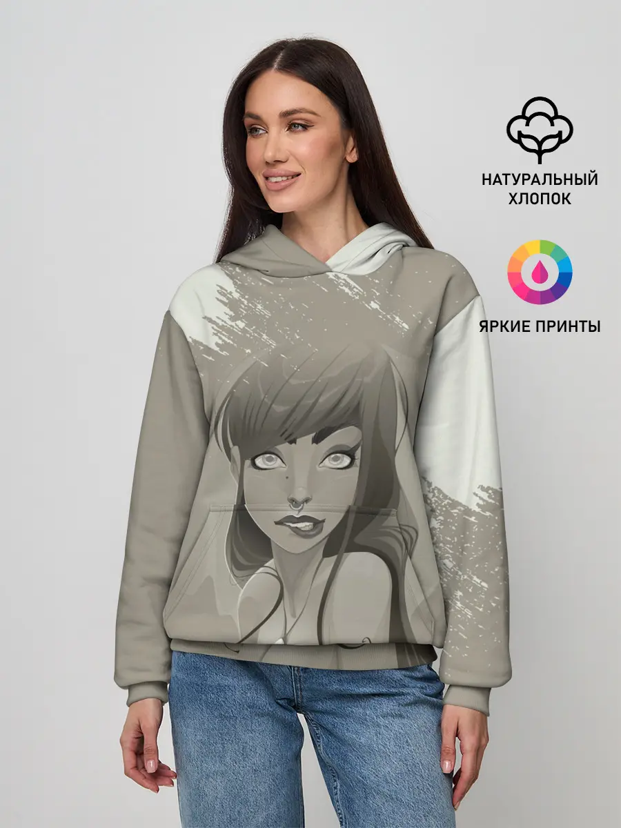 Женское худи / Красивая русалка | Beautiful mermaid