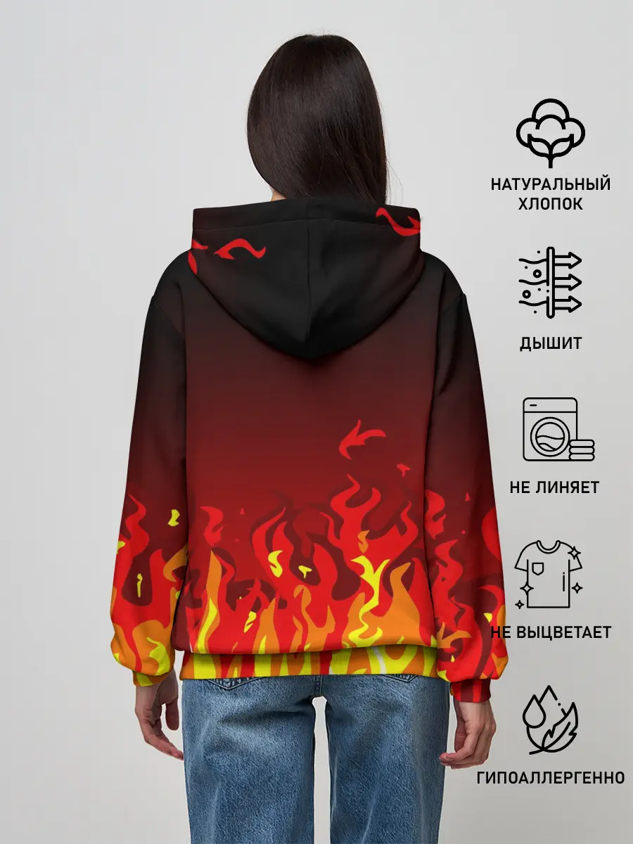 Женское худи / MANCHESTER UNITED / ДЬЯВОЛ