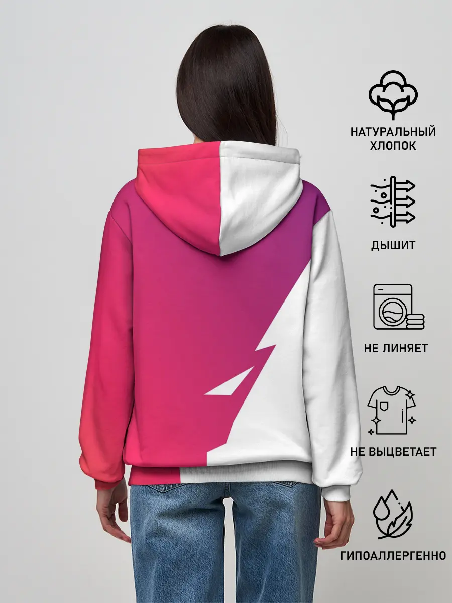 Женское худи / Обертка и Задний фон