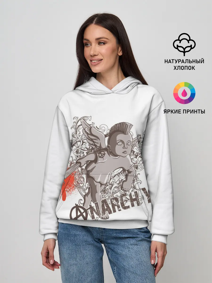 Женское худи / АНГЕЛ АНАРХИИ