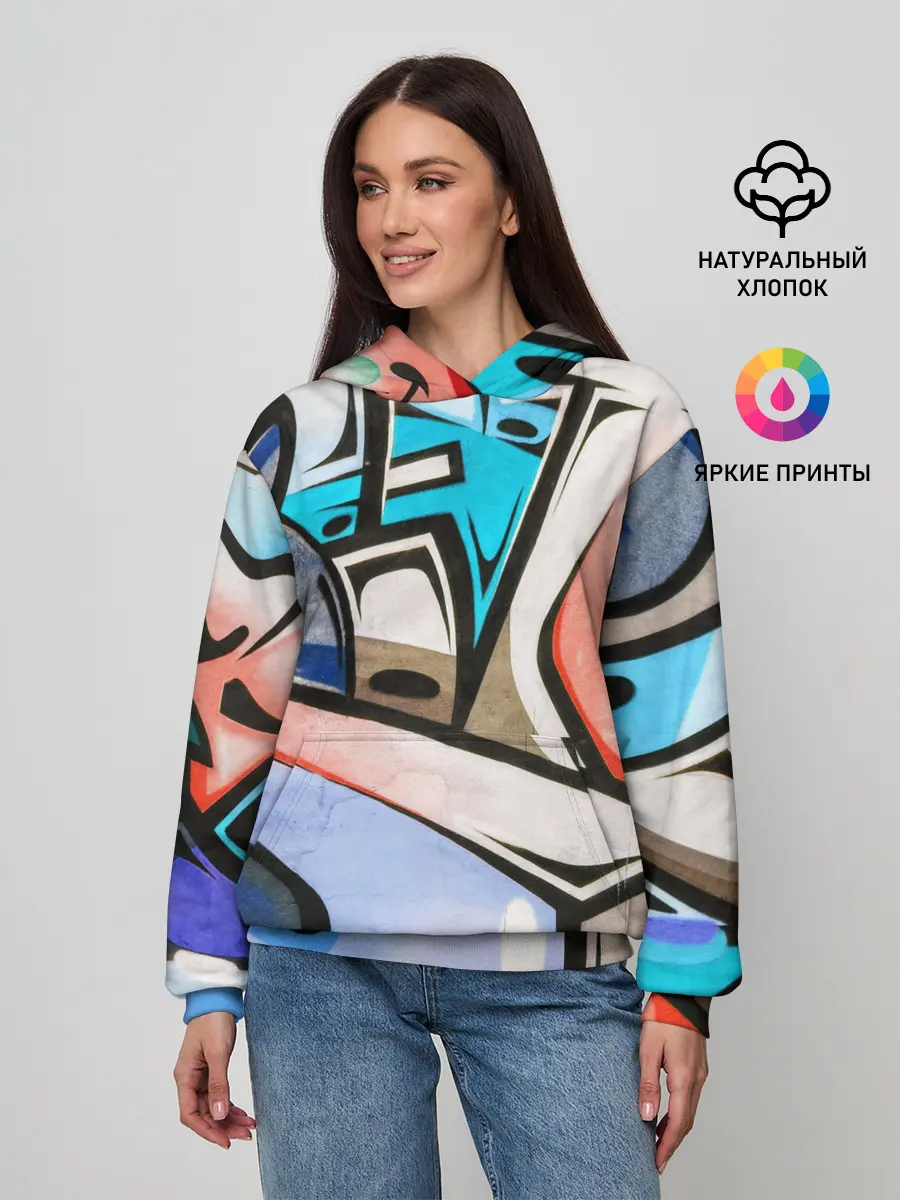 Женское худи / Street Art Graffiti