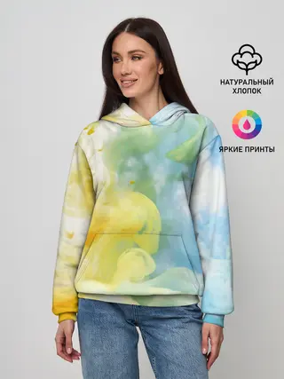 Женское худи / Coloful Smoke