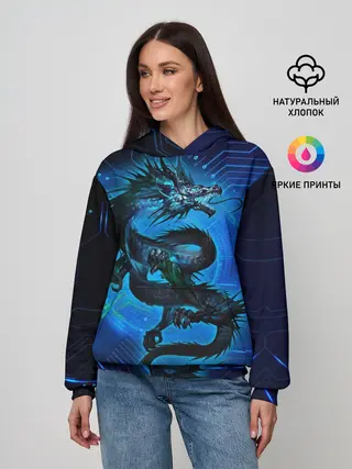 Женское худи / Кибер-Dragon