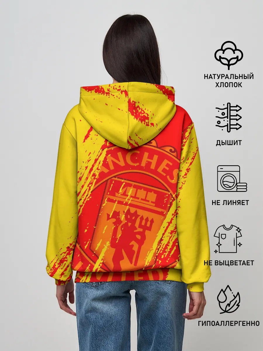 Женское худи / МАНЧЕСТЕР / MANCHESTER UNITED