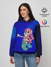 Женское худи / Русалка скелет | Mermaid skeleton