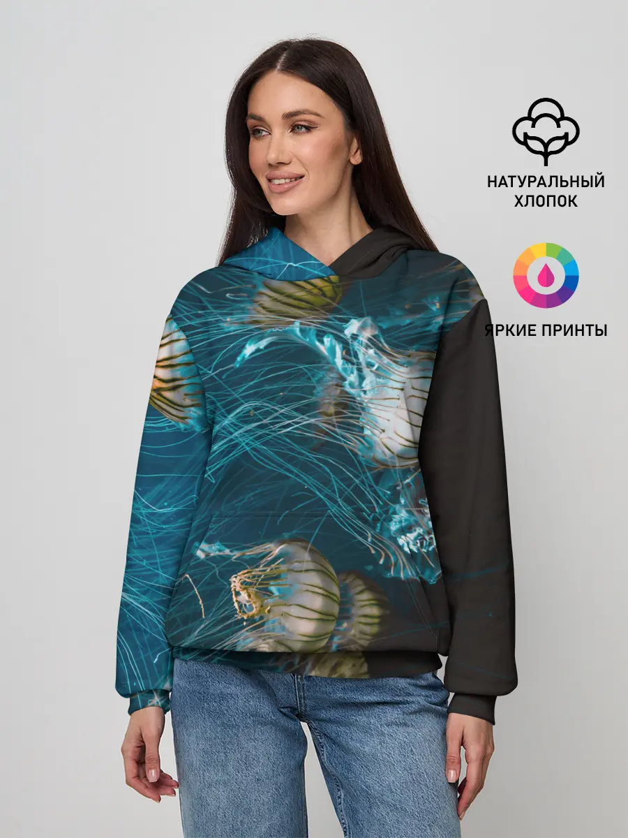 Женское худи / Медузы