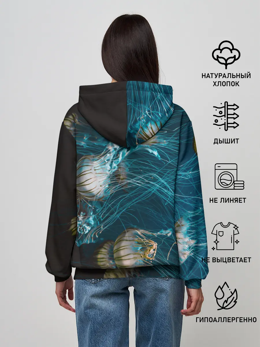 Женское худи / Медузы