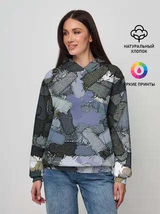 Женское худи / Patchwork