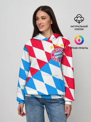 Женское худи / ФК БАВАРИЯ / BAYERN / МЮНХЕН