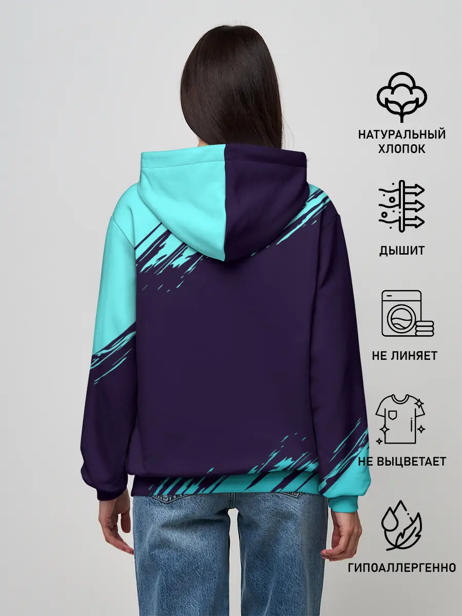 Женское худи / Русалка на отдыхе | Mermaid